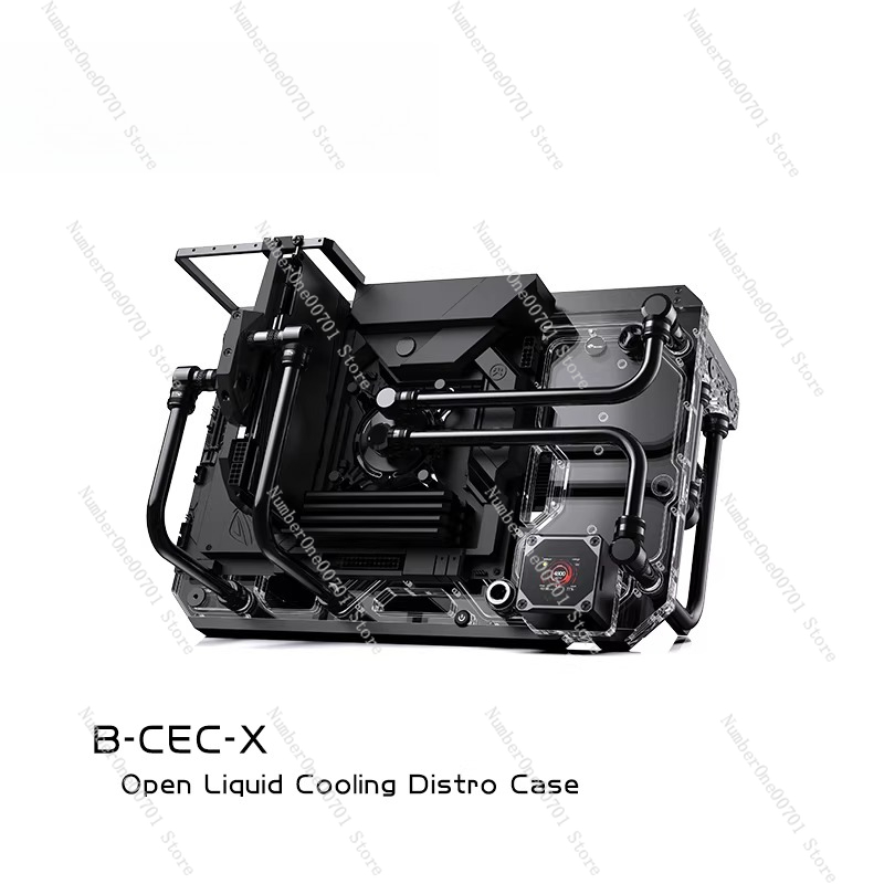 Aluminum Open Frame Test Bench Water Cooling - B-CEC-X Open Frame PC-behuizing, aluminiumlegering waterkoelingschassis,