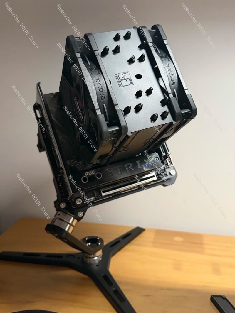 Aluminum Open Frame Test Bench Water Cooling - B30 Draaibare Gimbal Open ITX-behuizing Aluminium