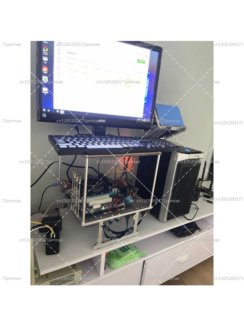 Open frame aluminium computerk - Aluminum Open Frame Test Bench Water Cooling recensie en prijs